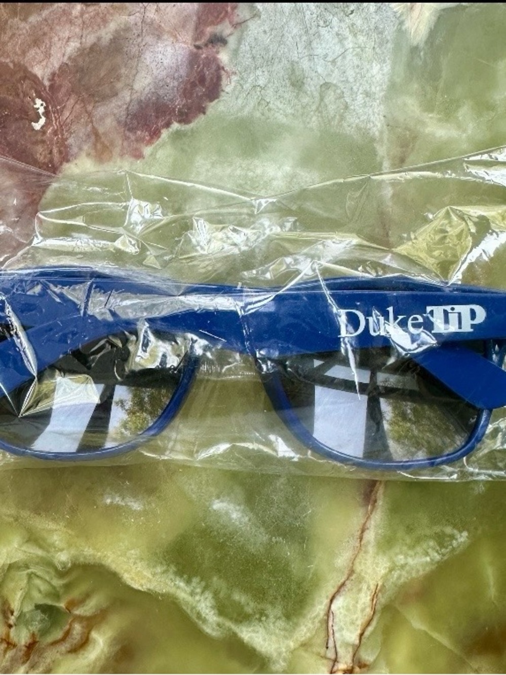 NEW DUKE UNIVERSITY SUNGLASSES BLUE DEVILS UV PROTECTION TIP TALENT PROGRAM NIP